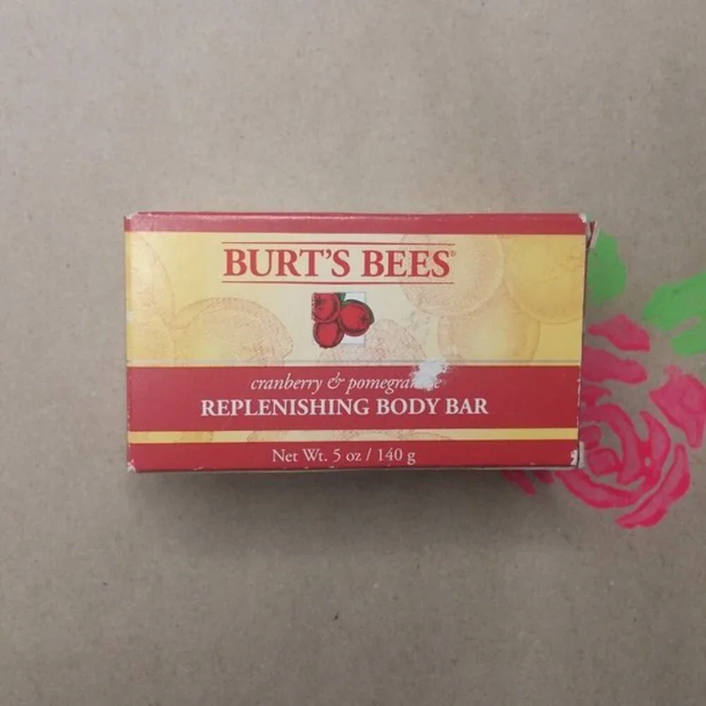 Burt's Bees Cranberry & Pomegranate Body Bar 5 Oz